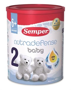 Сухая молочная смесь Baby Nutradefense 2 400гр Semper