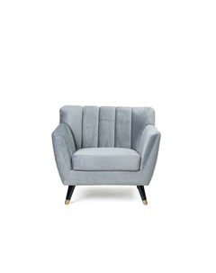 Кресло kj2021 серое серый 91x80x83 см Kelly lounge