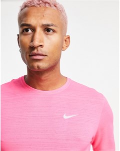 Розовая футболка Miler Nike running