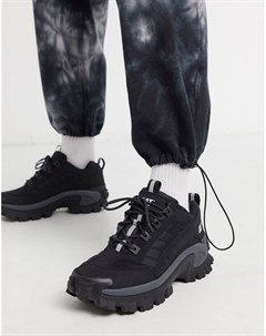 Черные кроссовки на массивной подошве Caterpillar Cat footwear