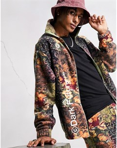 Куртка в стиле oversized из флиса с многоцветным гобеленовым принтом от комплекта ASOS Dark Future Asos design