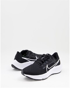 Черные беговые кроссовки Air Zoom Pegasus 38 Nike running