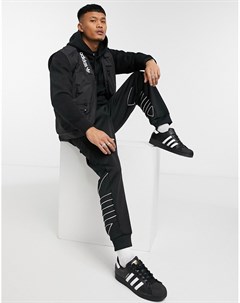 Черная куртка в стиле милитари Adventure Adidas originals