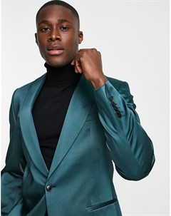 Приталенный пиджак хвойно зеленого цвета Draco Twisted tailor