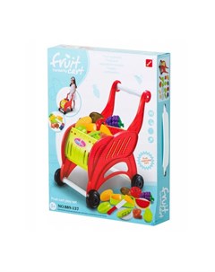 Игровой набор Супермаркет Тележка с продуктами 14 аксессуаров Beibe toys