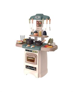 Игровой набор Стильная кухня с водой Интерактивная 29 аксессуаров свет звук музыка Beibe toys