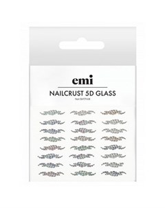 Слайдер дизайн Nailcrust 5D Glass 4 Витраж Emi