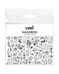 Слайдер дизайн Naildress 79 Интро черный Emi