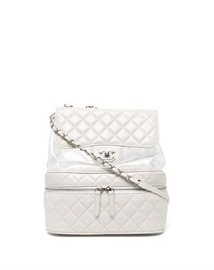 Стеганая сумка через плечо со вставками Chanel pre-owned