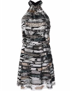 Платье мини с пайетками и вырезом халтер Pinko