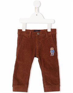 Вельветовые брюки с нашивкой логотипом Harmont & blaine junior