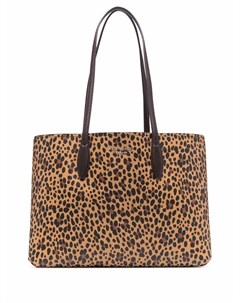 Большая сумка на плечо с леопардовым принтом Kate spade