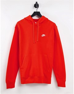 Худи оранжевого цвета Club Nike