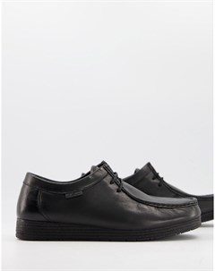 Черные ботинки на шнуровке и массивной подошве Ben sherman