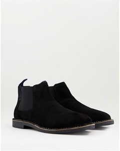 Черные замшевые ботинки челси Ben sherman