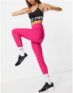 Ярко розовые леггинсы One Dri FIT Nike training