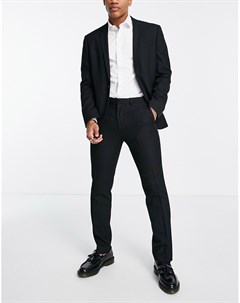 Черные узкие брюки Topman