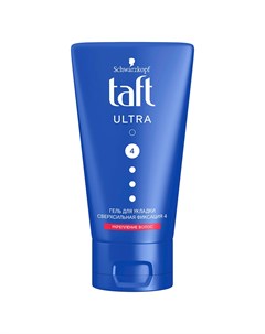 Гель для укладки волос ULTRA Укрепляющая формула с аргинином сверхфиксация 150 мл Taft