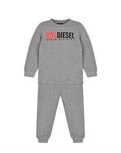 Комплект свитшот и брюки серый детский Diesel
