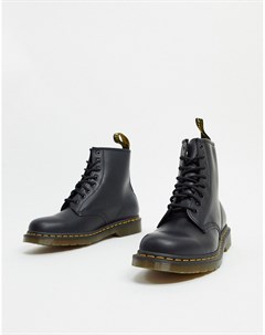 Черные ботинки с 8 парами люверсов 1460 Dr. martens