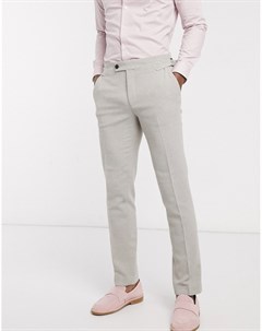 Саржевые брюки скинни с добавлением шерсти wedding Asos design
