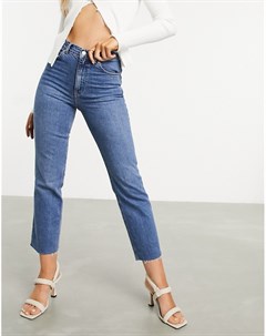 Расклешенные джинсы до щиколотки с завышенной талией Asos design