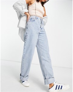 Выбеленные oversized джинсы в винтажном стиле Topshop