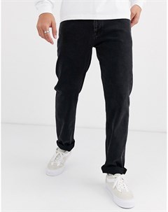 Черные выбеленные джинсы Asos design