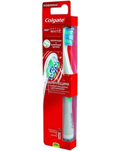 КОЛГЕЙТ ОПТИК УАЙТ зубная щетка электрическая 360 с вибрирующими щетинками арт CN00797A Colgate-palmolive