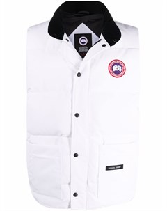 Дутый жилет с нашивкой логотипом Canada goose