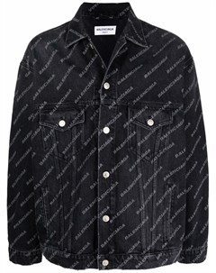 Джинсовая куртка с логотипом Balenciaga