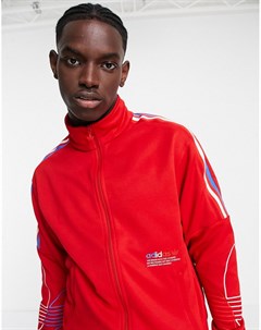 Красная спортивная куртка FTO Adidas originals