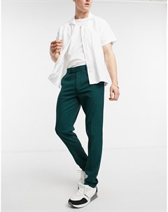 Зеленые облегающие брюки в строгом стиле Asos design