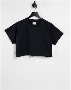 Черная футболка свитшот для дома с затягивающимся шнурком Chelsea peers
