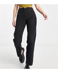 Выбеленные прямые джинсы черного цвета в стиле 90 х x005 Collusion