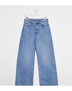 Синие широкие джинсы из органического хлопка Weekday