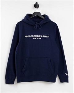 Худи темно синего цвета Abercombie Fitch Abercrombie & fitch