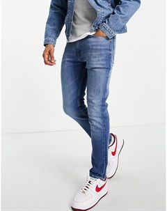 Светлые зауженные джинсы Simon Tommy jeans