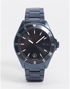 Темно синие мужские часы браслет Lacoste