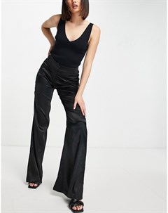 Черные брюки с широкими штанинами от комплекта Simmi Simmi clothing