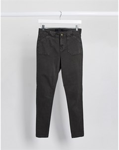 Черные джинсы скинни Vero moda