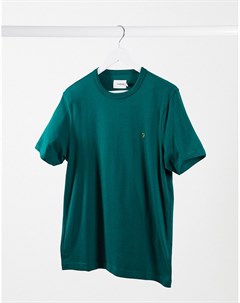 Темно зеленая футболка из органического хлопка Danny Farah