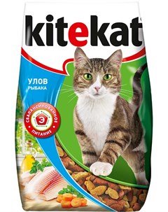 Сухой корм для кошек Улов рыбака 15 кг Kitekat