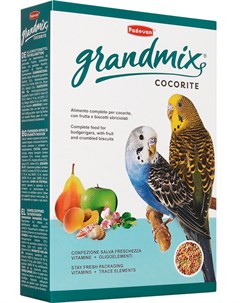 Сухой корм для мелких попугаев Grandmix Cocorite комплексный 0 4 кг Padovan