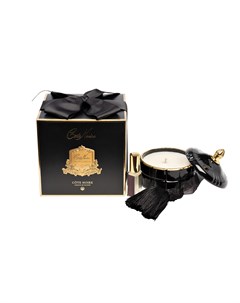 Свеча ароматическая french morning tea в вазе подарок черный 14x15 см Garda decor