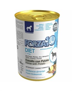 Linea Diet Wet влажный корм для взрослых собак конина с картофелем 400 г Forza10