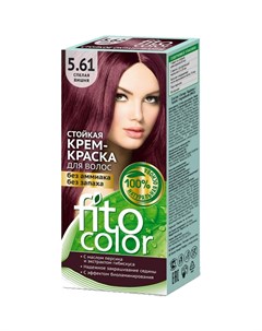 Стойкая крем краска для волос Fitocolor тон Спелая вишня 115 мл Фитокосметик