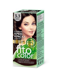 Стойкая крем краска для волос Fitocolor тон Горький шоколад 115 мл Фитокосметик