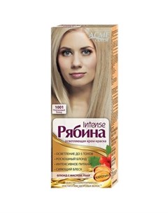 Крем краска для волос Intense Рябина 1001 платиновый блонд 135 мл Acme color
