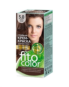 Стойкая крем краска для волос Fitocolor тон Темно русый 115 мл Фитокосметик
